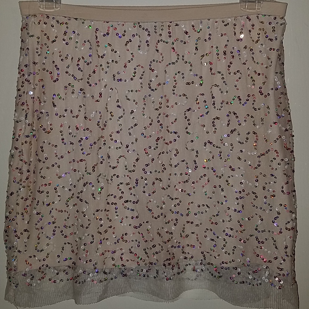 H&M sequin mini skirt